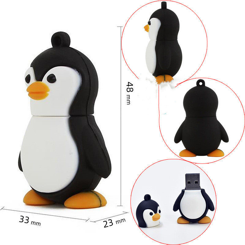 Cartoon Penguin USB Drive