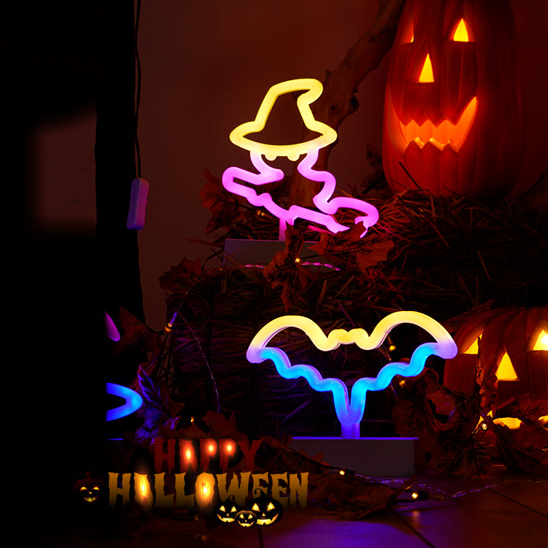 Neon Halloween Decorations