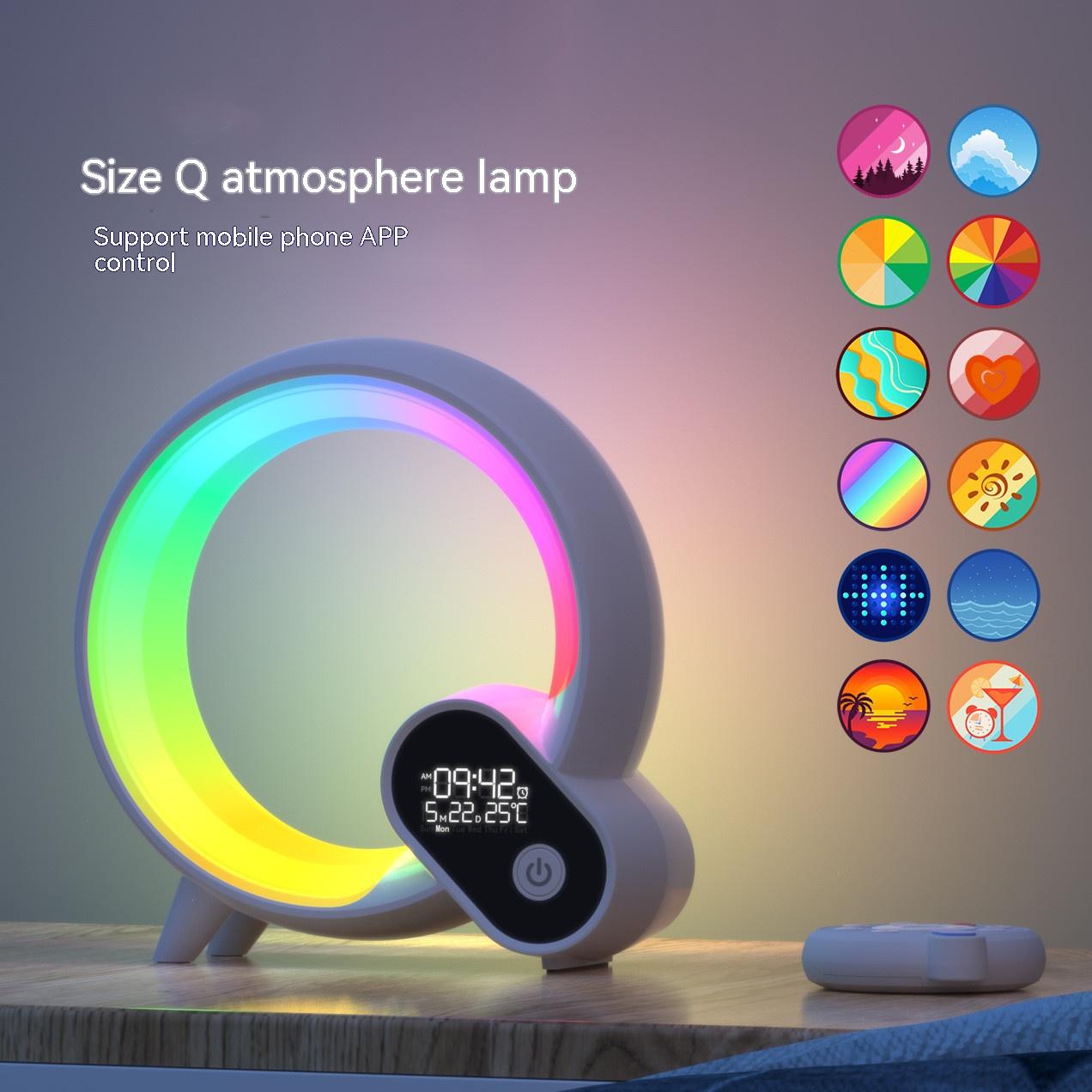 Digital Alarm Clock with Bluetooth Audio and light