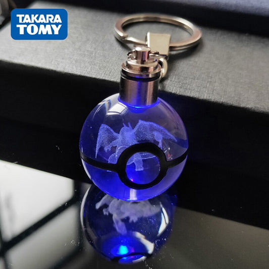 Anime LED Crystal Keychain